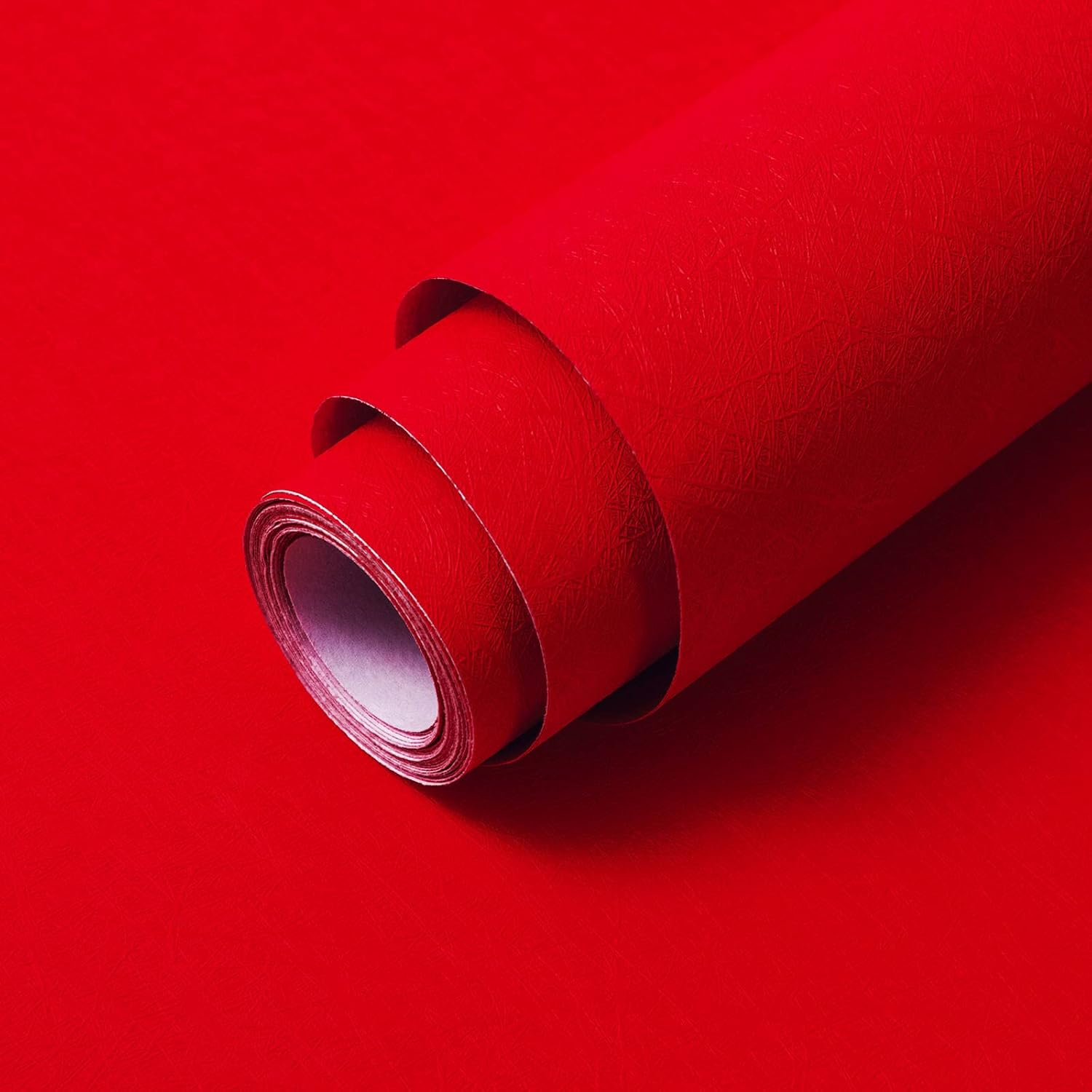 Abyssaly Black Silk Wallpaper Peel and Stick 15.7" X 984.2" Embossed Self Adhesive Black Contact Paper Removable Kitchen Vinyl Textured Wall Paper Cabinet Furniture Shelf Liner