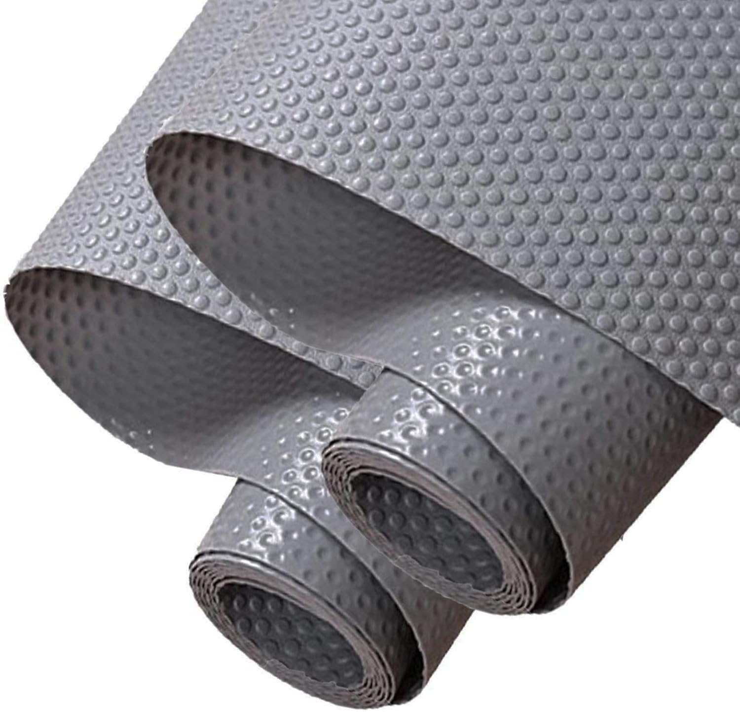 Hersvin Shelf Liner, 24" x20' Non-Adhesive Drawer Liners EVA Kitchen Cupboard Cabinet Covering Undersink Mat Washable Fridge Lining Paper for Home Office (Clear/Dot)