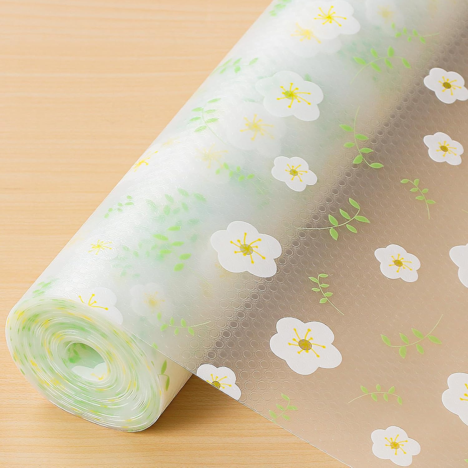 Cooyes Shelf Liner – Premium Non-Adhesive Cabinet & Drawer Liner for Kitchen – Waterproof Shelf Paper with Modern Pattern – Durable EVA Cabinet Mat – Easy to Cut （24" W x 240" L）