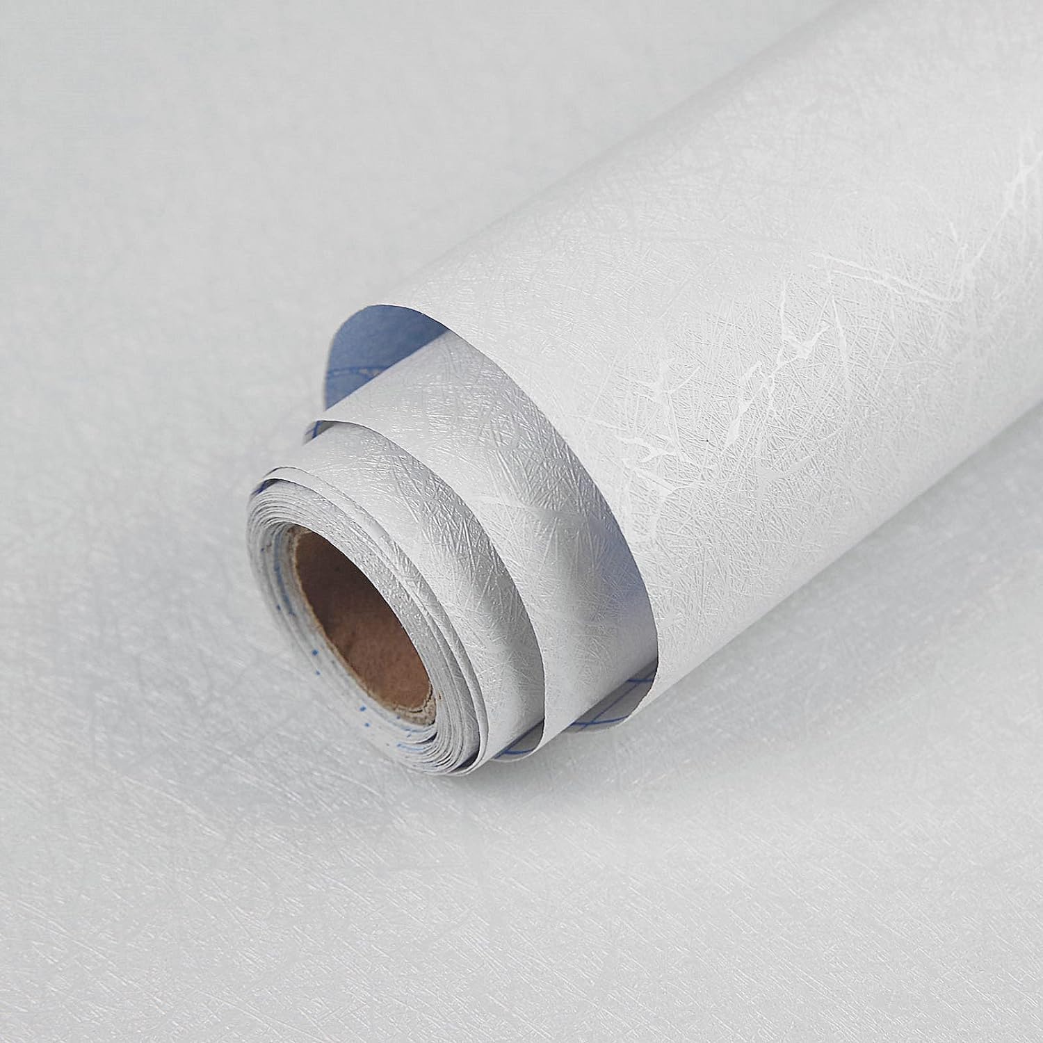 Abyssaly Black Silk Wallpaper Peel and Stick 15.7" X 984.2" Embossed Self Adhesive Black Contact Paper Removable Kitchen Vinyl Textured Wall Paper Cabinet Furniture Shelf Liner