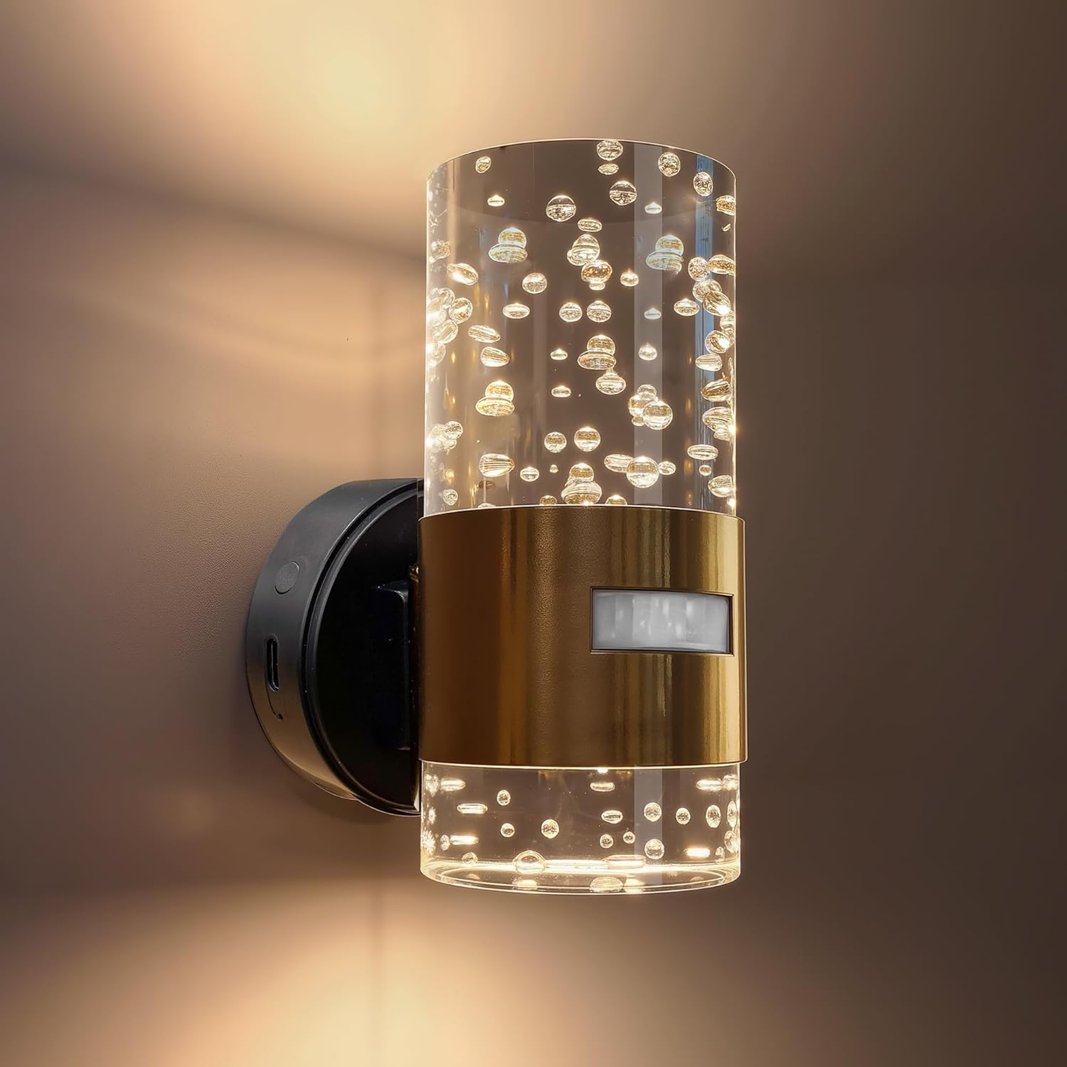 L LOHAS LED Night Lights Plug into Wall, 2 Pack 3000K Soft White LED Floral Night Light with Auto Sensor, 0-100lm Adjustable Brightness Plug in Nightlight, for Hallway Bedroom Stairway Gift