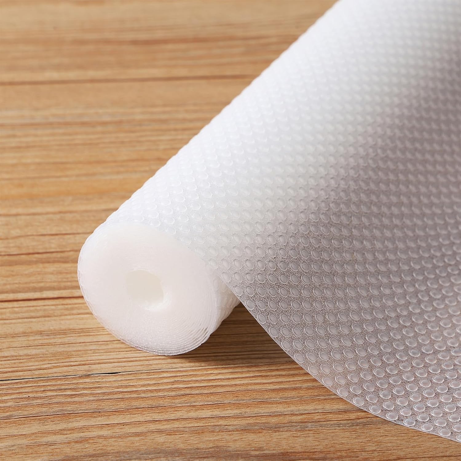 FLPMIX Shelf Liner 20 inch Wide - Waterproof Cabinets Liners, Standard Size 20 X 300Inch, Non-Adhesive, Easy to Cut Under Sink Mat for Kitchens Drawer, Pantry Shelves, White