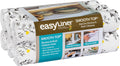 Smooth Top EasyLiner for Cabinets & Drawers - Easy to Install & Cut to Fit - Shelf Paper & Drawer Liner Non Adhesive - Non Slip Shelf Liner - 12in. x 10ft. - 6 Roll Project Pack - Taupe Buds