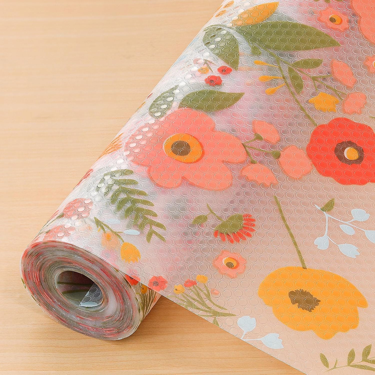 Cooyes Shelf Liner – Premium Non-Adhesive Cabinet & Drawer Liner for Kitchen – Waterproof Shelf Paper with Modern Pattern – Durable EVA Cabinet Mat – Easy to Cut （24" W x 240" L）