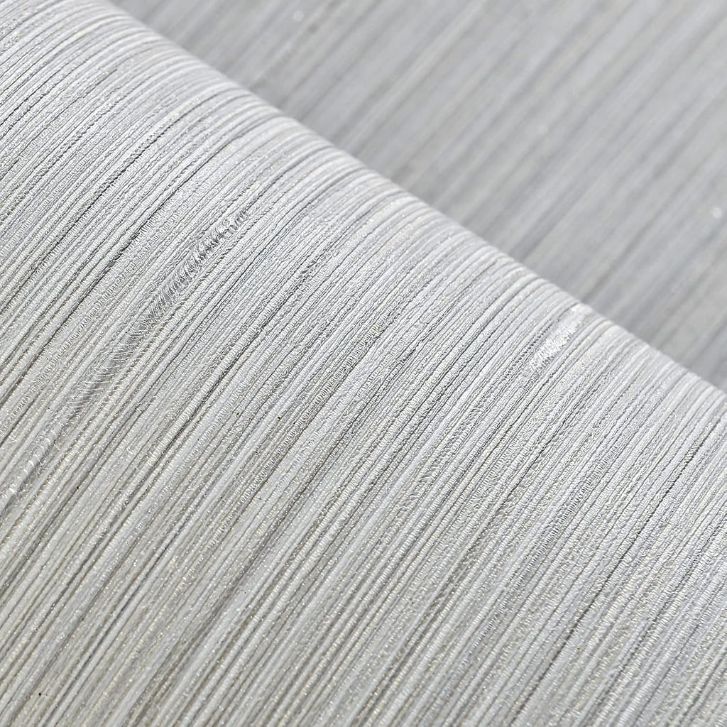 Haimin Grasscloth Wallpaper Textured 24in X 393in Fabric Contact Paper Wall Paper Textured Linen Peel and Stick Self-Adhesive Thick Vinyl Embossed Film Wallpaper (Beige Grey)