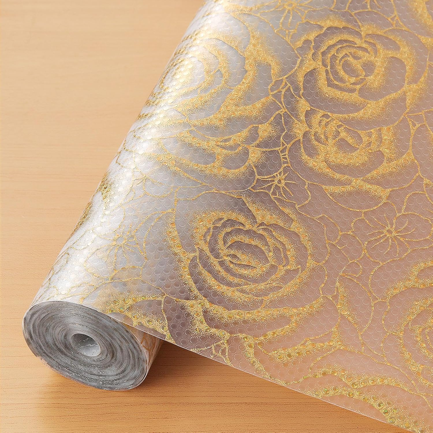 Cooyes Shelf Liner – Premium Non-Adhesive Cabinet & Drawer Liner for Kitchen – Waterproof Shelf Paper with Modern Pattern – Durable EVA Cabinet Mat – Easy to Cut （24" W x 240" L）