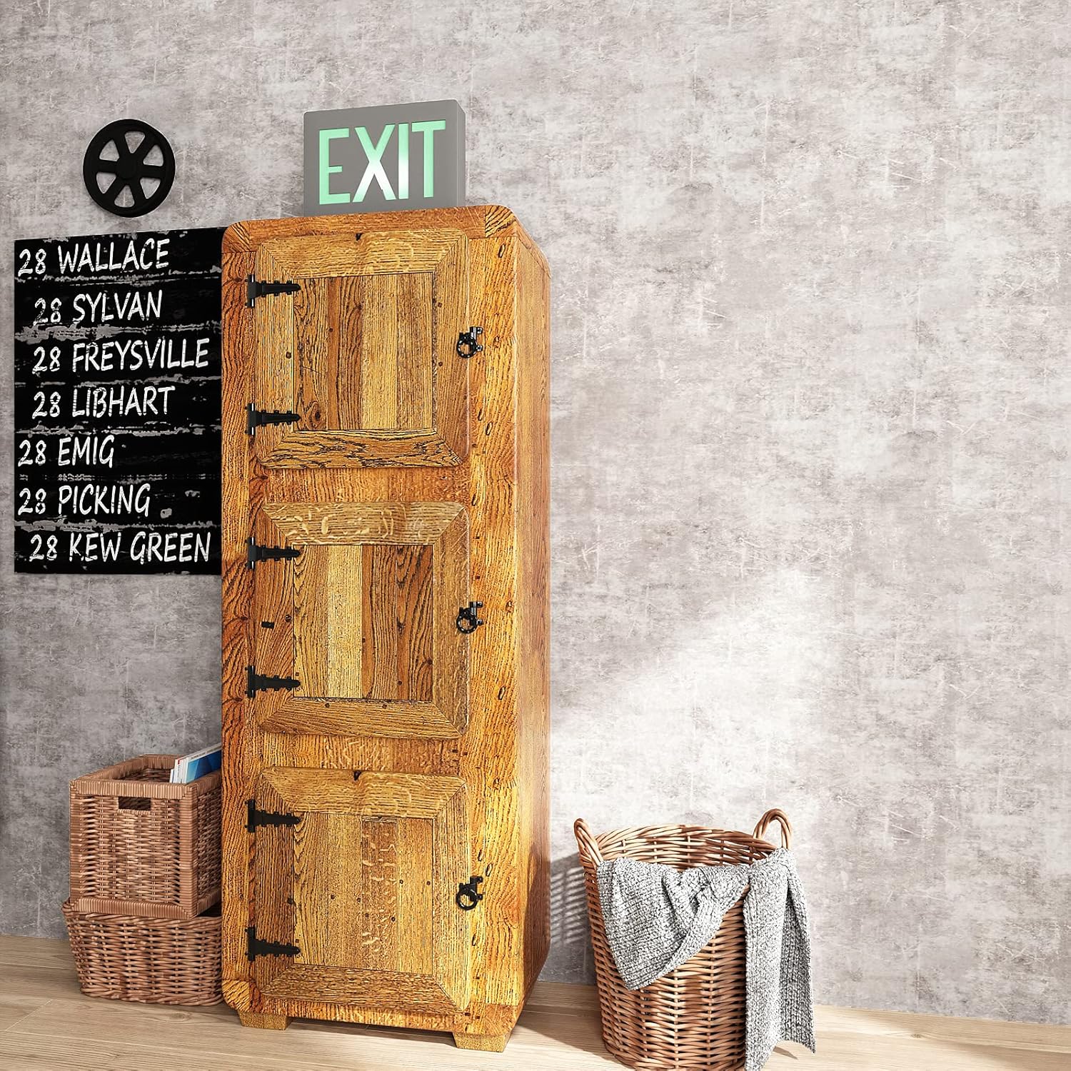 VEELIKE Neutral Concrete Wallpaper Peel and Stick Boho Aesthetic Wallpaper for Bedroom Bathroom 354''x32'' Wide Concrete Contact Paper for Countertops Waterproof Cement Vinyl for Accent Walls Kitchen