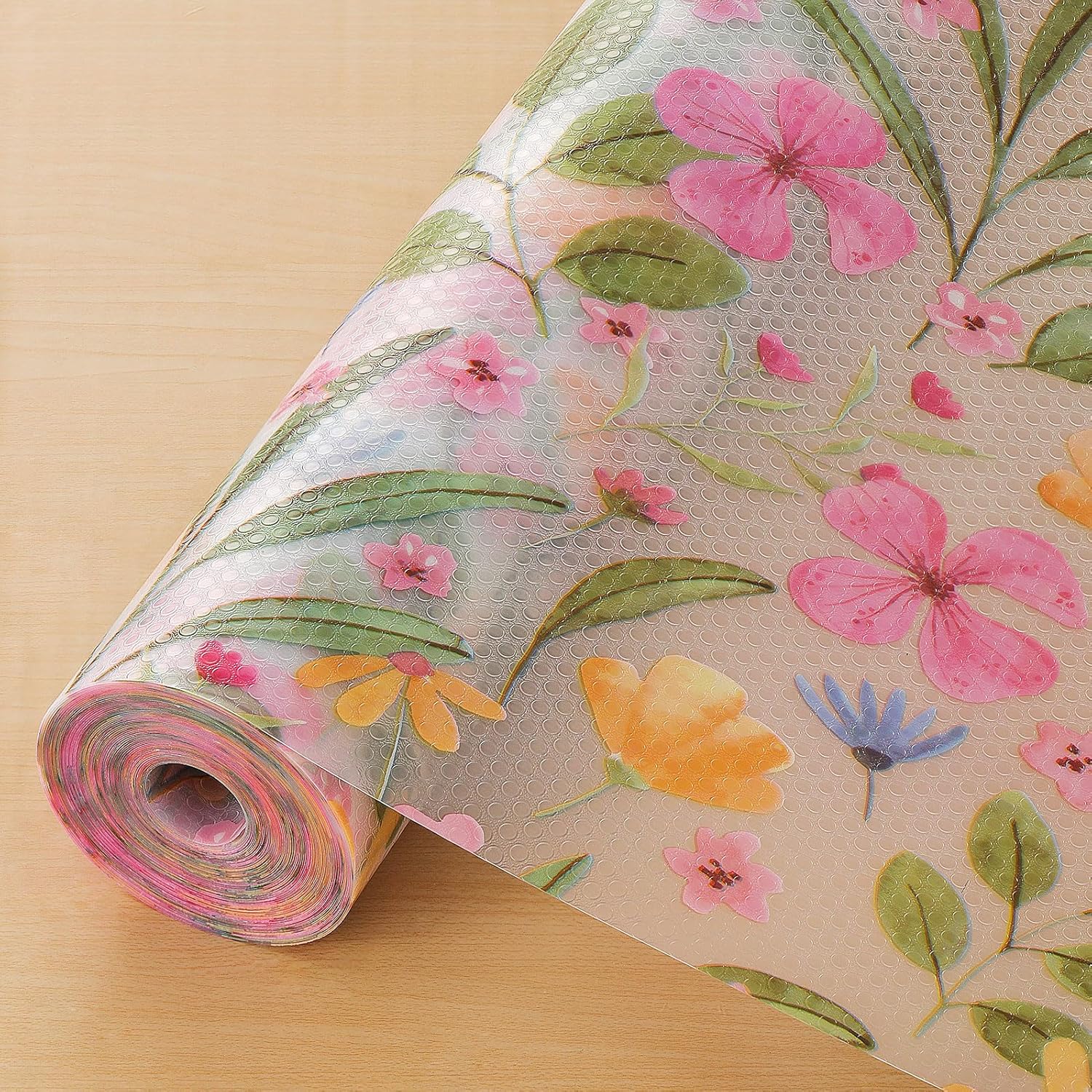 Cooyes Shelf Liner – Premium Non-Adhesive Cabinet & Drawer Liner for Kitchen – Waterproof Shelf Paper with Modern Pattern – Durable EVA Cabinet Mat – Easy to Cut （24" W x 240" L）