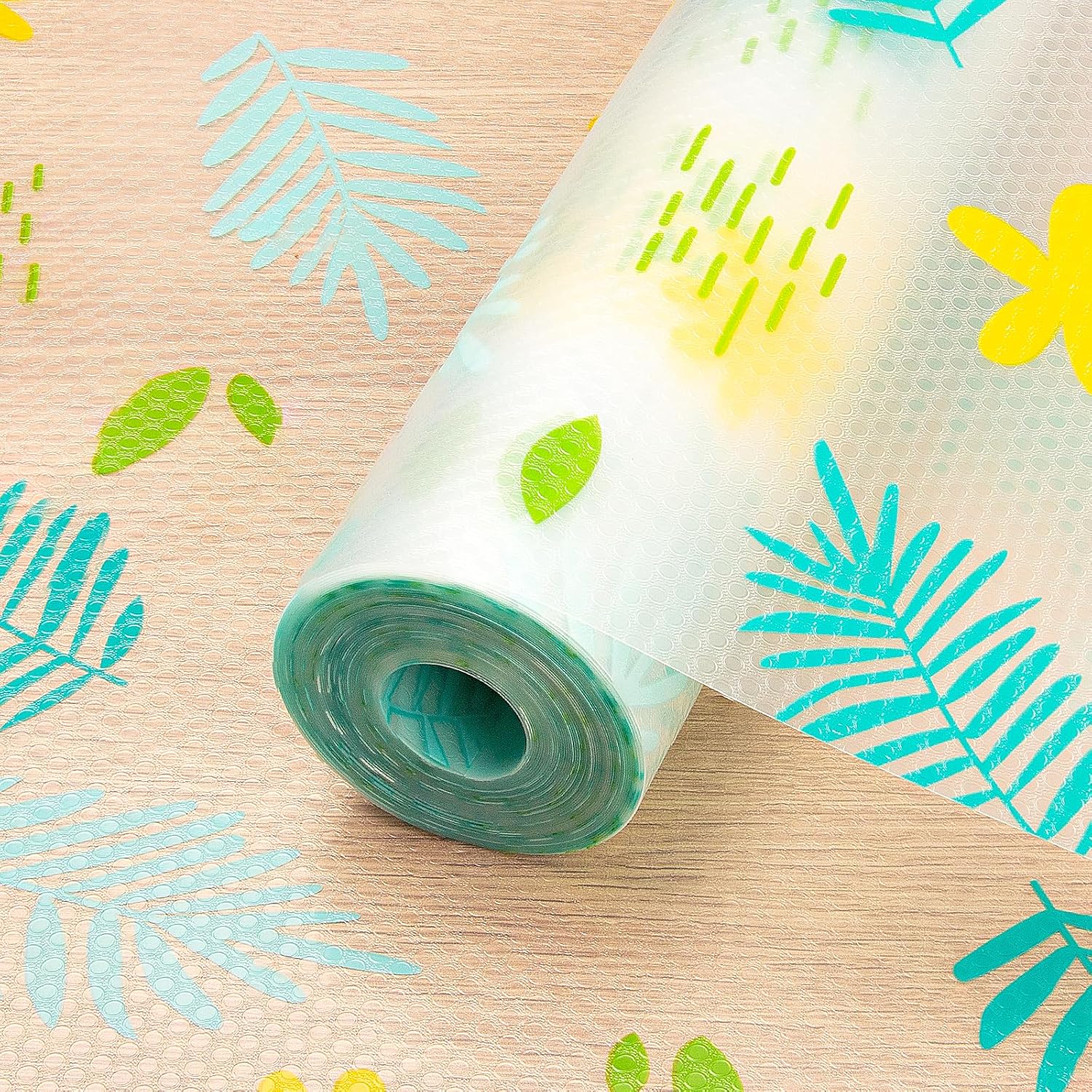 Cooyes Shelf Liner – Premium Non-Adhesive Cabinet & Drawer Liner for Kitchen – Waterproof Shelf Paper with Modern Pattern – Durable EVA Cabinet Mat – Easy to Cut （24" W x 240" L）