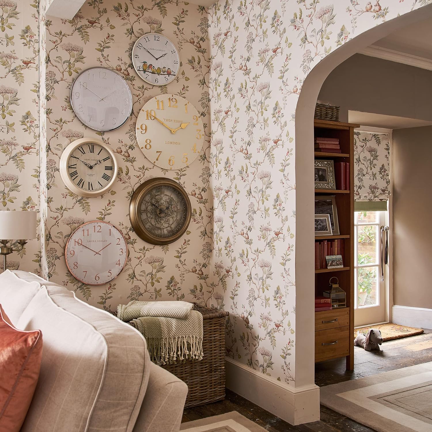 Laura Ashley Elderwood Natural Wallpaper